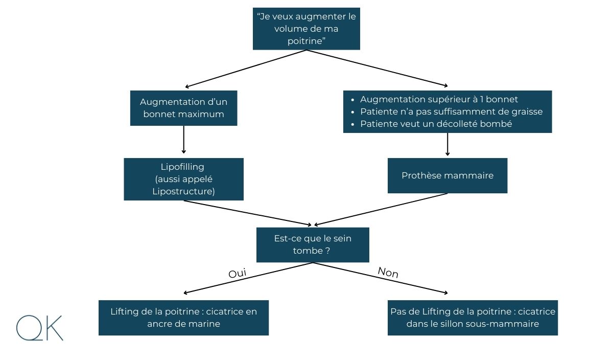 un arbre décisionnel pour aider les patientes à choisir la chirurgie qui leur convient